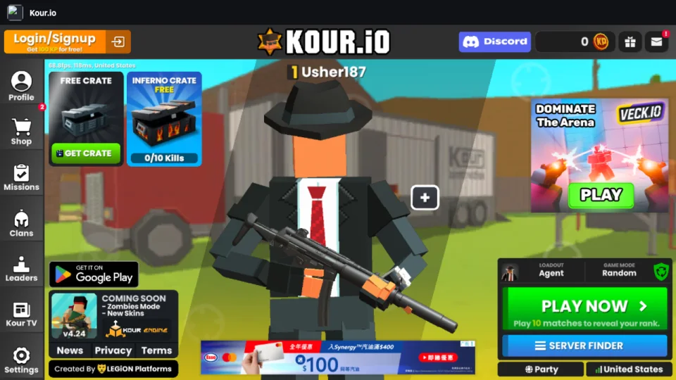 Kour.io gameplay screenshot 3